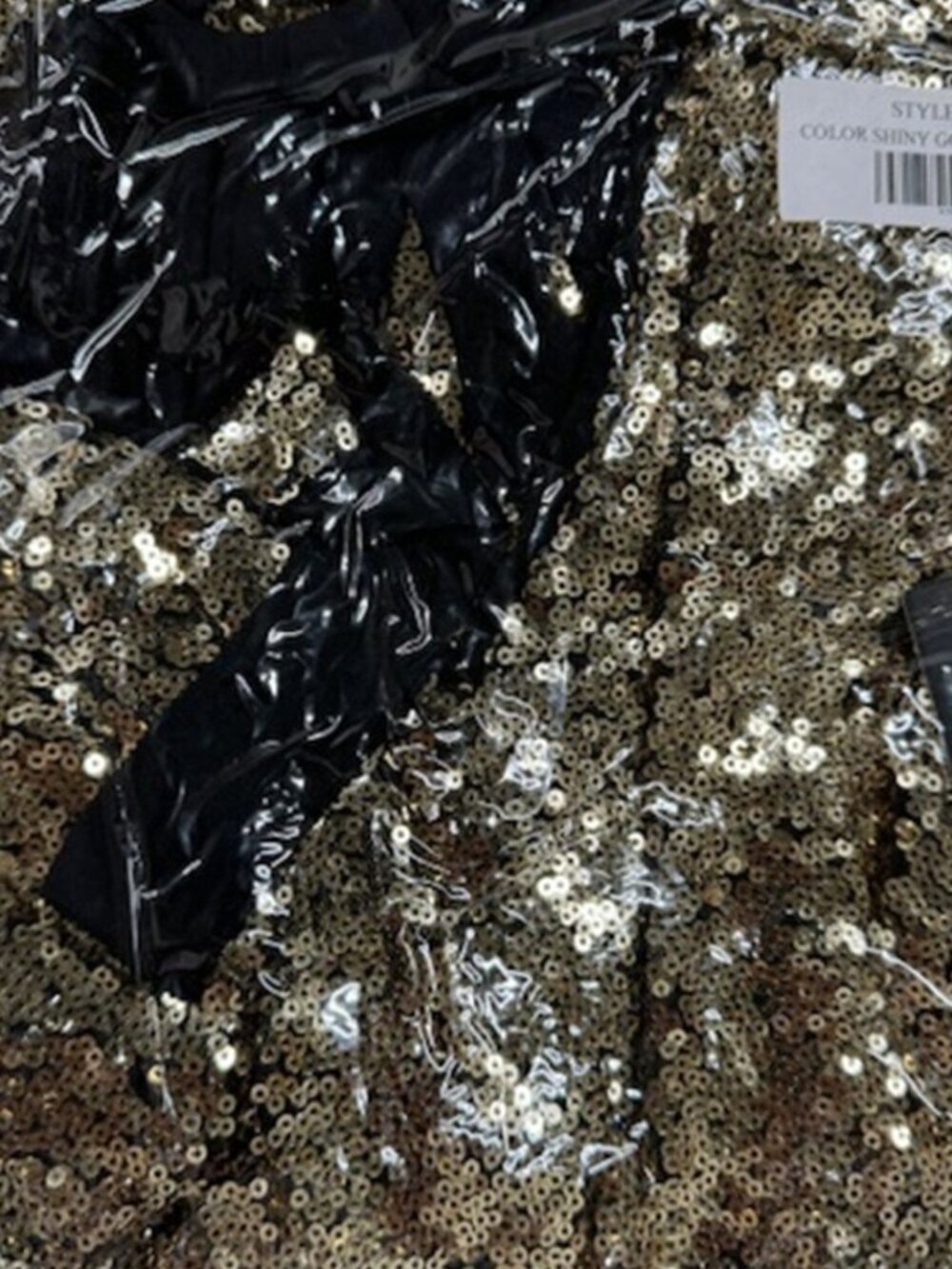 Lulus Larsa Gold Sequin Backless Mini Dress NWT - Picture 6 of 9